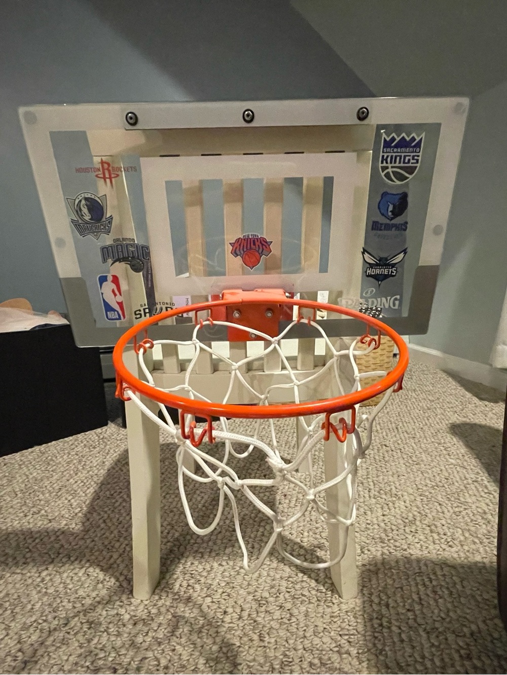 indoor mini basketball hoop!